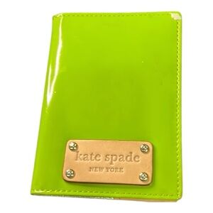 Kate Spade Lime Green Passport Cover